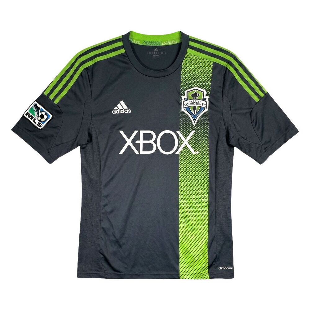 Genuine Adidas Seattle Sounders FC 2013/14 Cascade Shale Away Soccer Jersey S